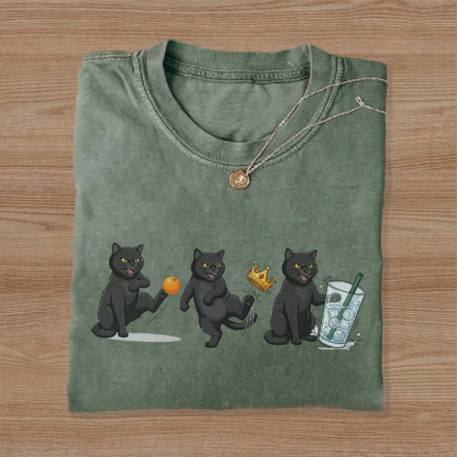 NOPE No Kings Cat Subtle Abolish Ice T-Shirt