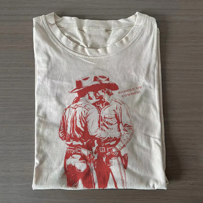 GAY COWBOYS Kissing Gay Pride T-shirt
