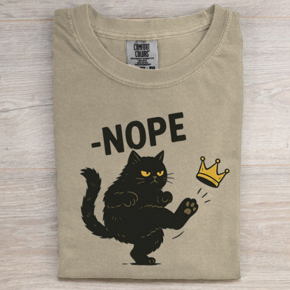 No Kings in America Black Cat T-shirt