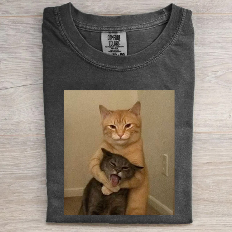 Funny Cat Meme Unisex T-shirt