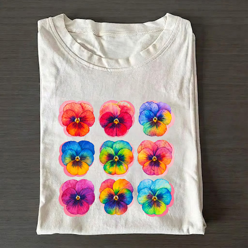 Rainbow Floral Subtle Pride T-shirt