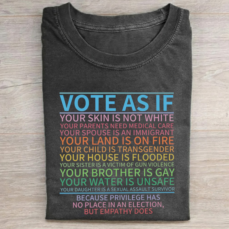 Vote as if Human Rights T-shirt