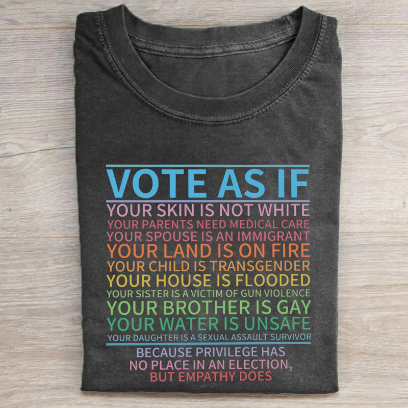 Vote as if Human Rights T-shirt