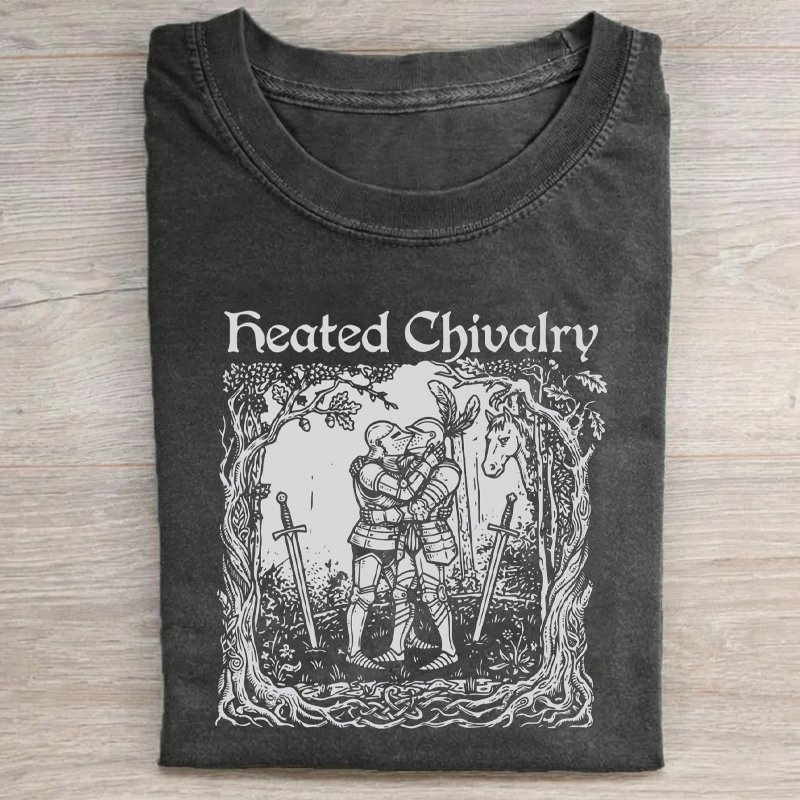 Heated Chivalry Gay Medieval T-shirt