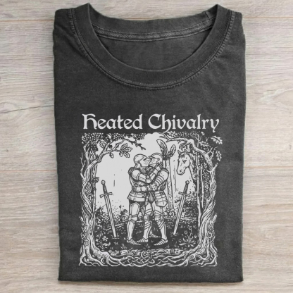 Heated Chivalry Gay Medieval T-shirt