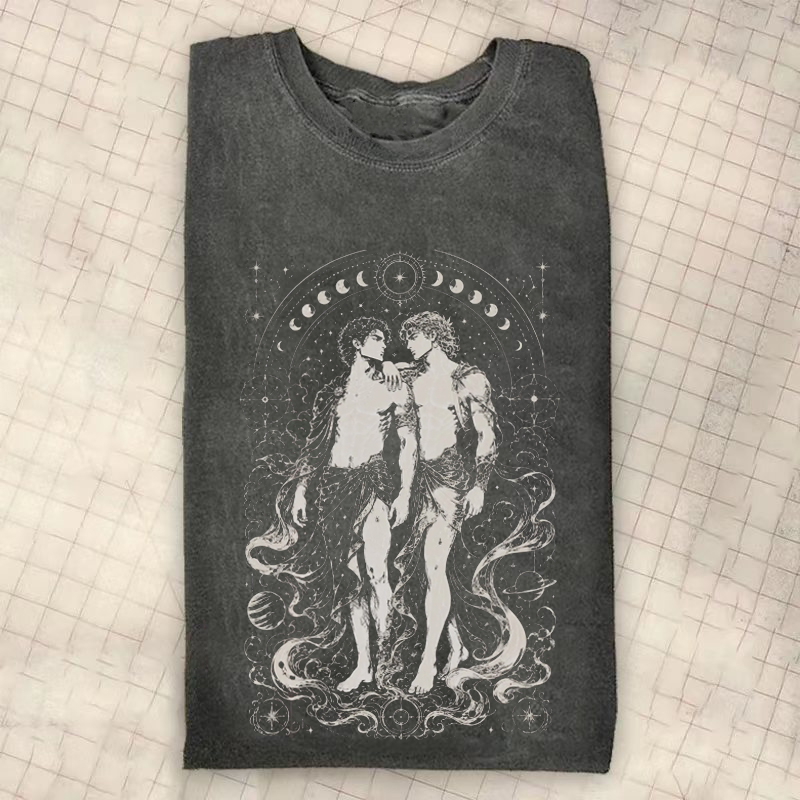 Vintage Astrology Gay Celestial T-shirt