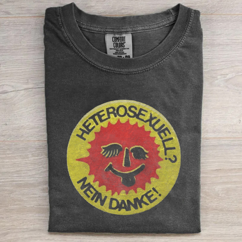Heterosexuell Nein Danke LGBTQ Pride  T-shirt