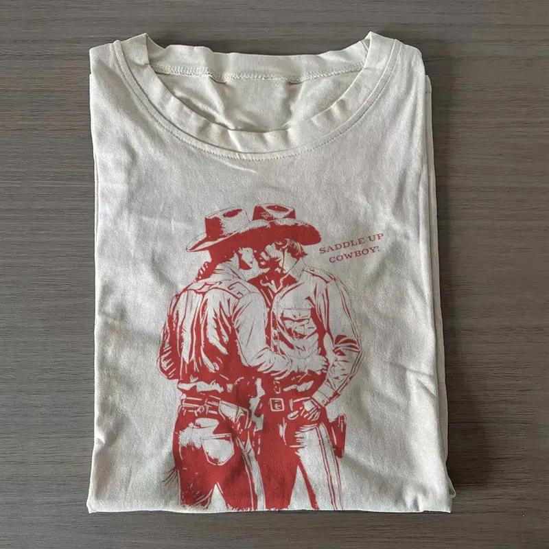 GAY COWBOYS Kissing Gay Pride T-shirt