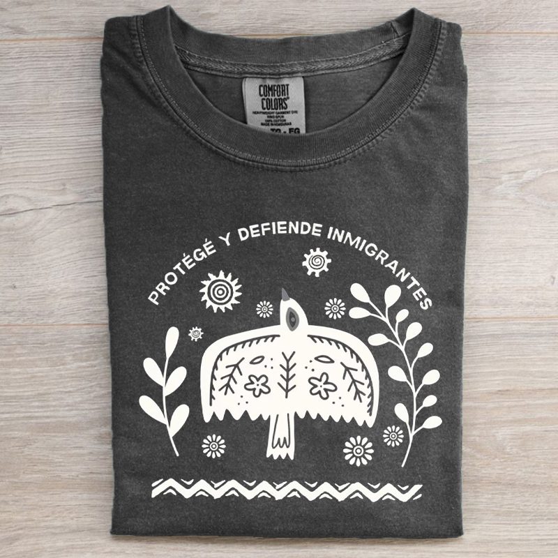 Protege y defiende inmigrantes T-shirt