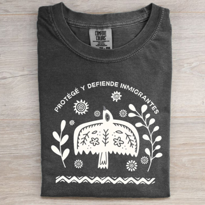Protege y defiende inmigrantes T-shirt