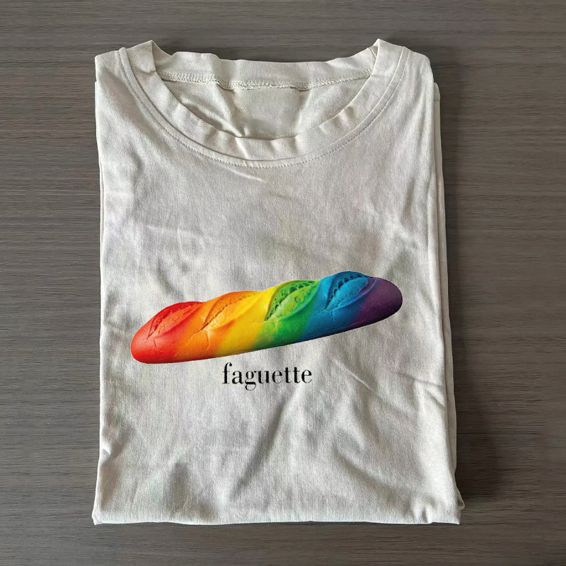 Faguette LGBT Baguette Pride T-shirt