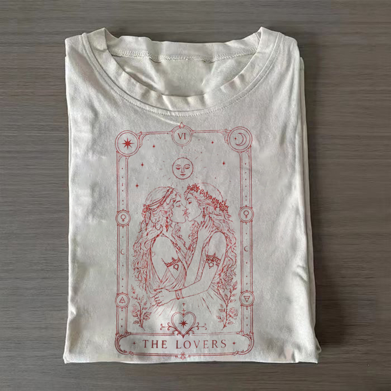 Femme x Femme Minimalist Lovers Tarot T-Shirt