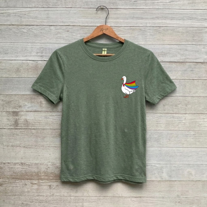 Rainbow Goose LGBTQ Pride T-shirt