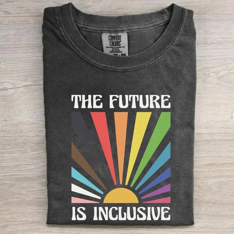 The Future is Inclusive Rainbow Pride LGBTQ T-shirt