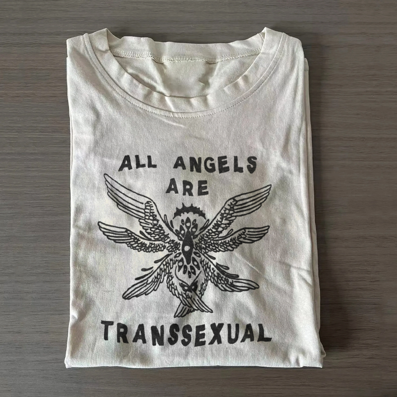 All Angels Are Transsexual Trans Pride T-shirt