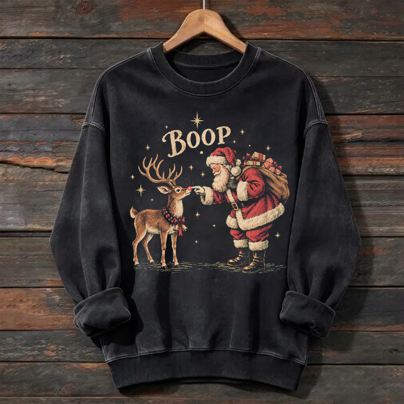 Vintage Santa Rudolph Christmas T-shirt/Sweatshirt