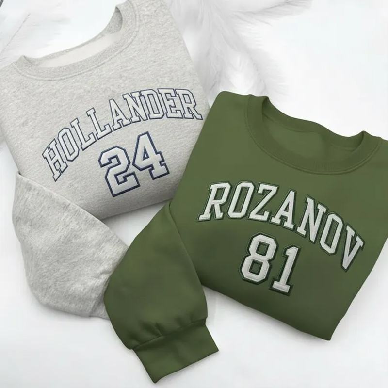 Embroidered Team Hollanov Hockey Romance Sweatshirt