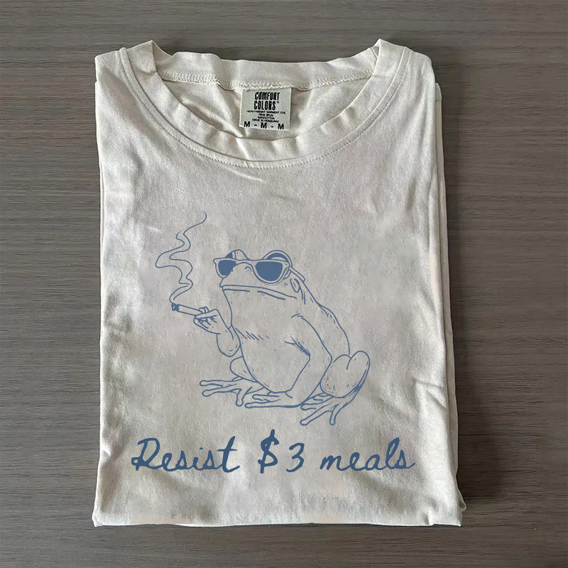 three dollar struggle meal Protest T-shirt