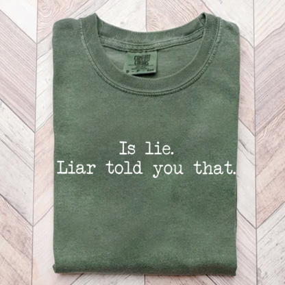 Is lie liar told you that Romance Hockey T-shirt