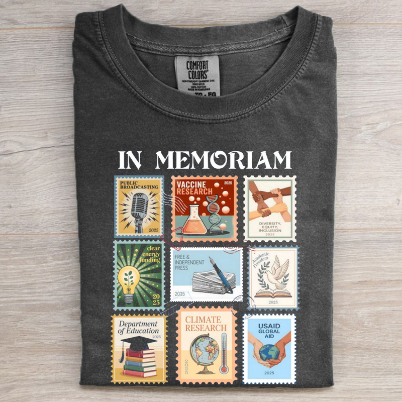 Retro In Memoriam Protest T-shirt