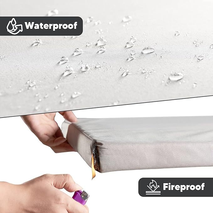 Wavising Rattan Garten Gartenmöbel Set 3 Stück Patio Konversation Sets PE Wicker 2 Sofa Stühle mit Kissen und Couchtisch für Poolside Hinterhof Balkon, schwarz