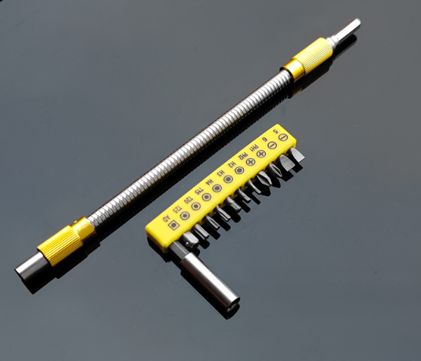 （49% OFF）Hexagonal Shank Metal Flex Universal Extension Bit Holder