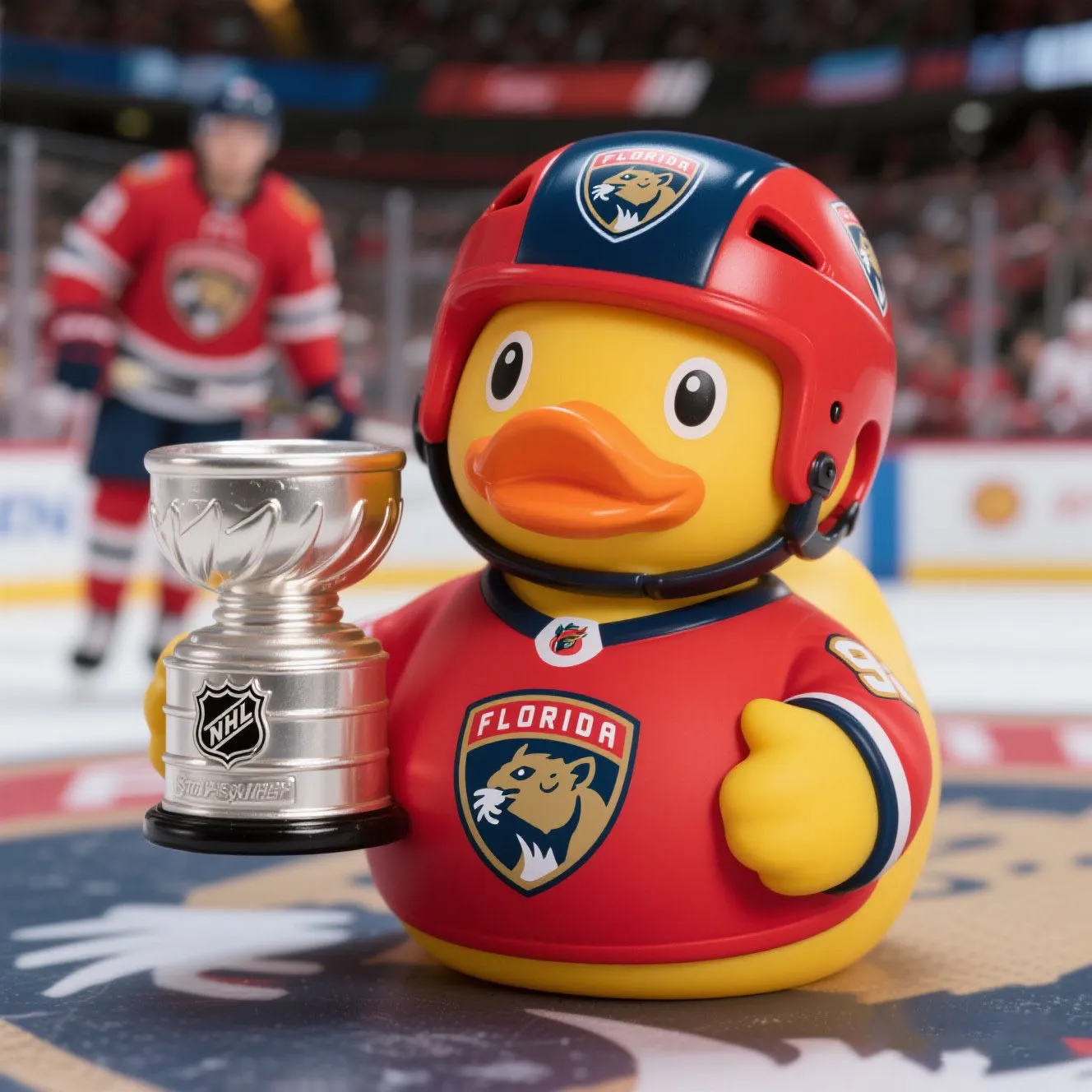 🏆Florida Panthers Stanley Cup Champion Duck 🐤