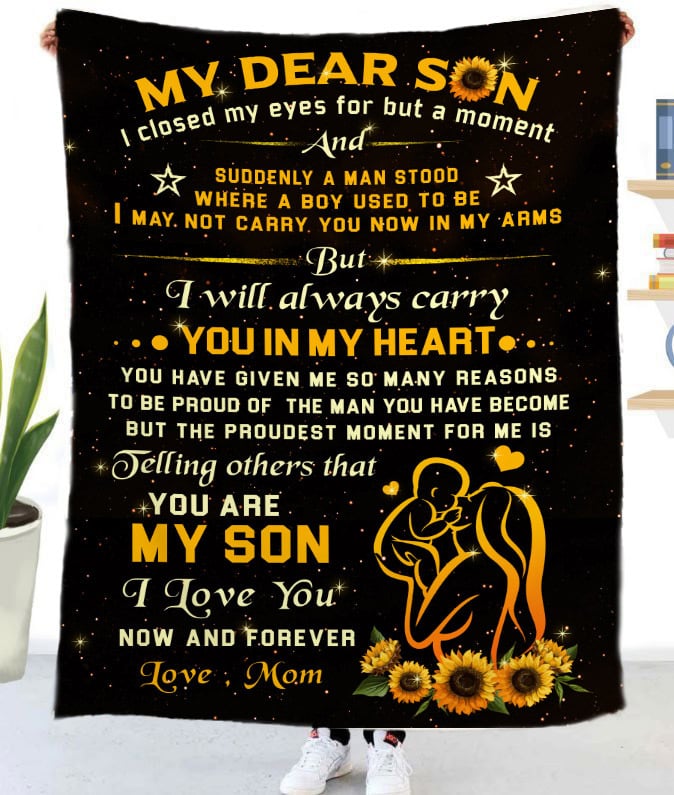🎁Son's Gift- Warm Gift Blanket (49% OFF TODAY)-ABOXUN