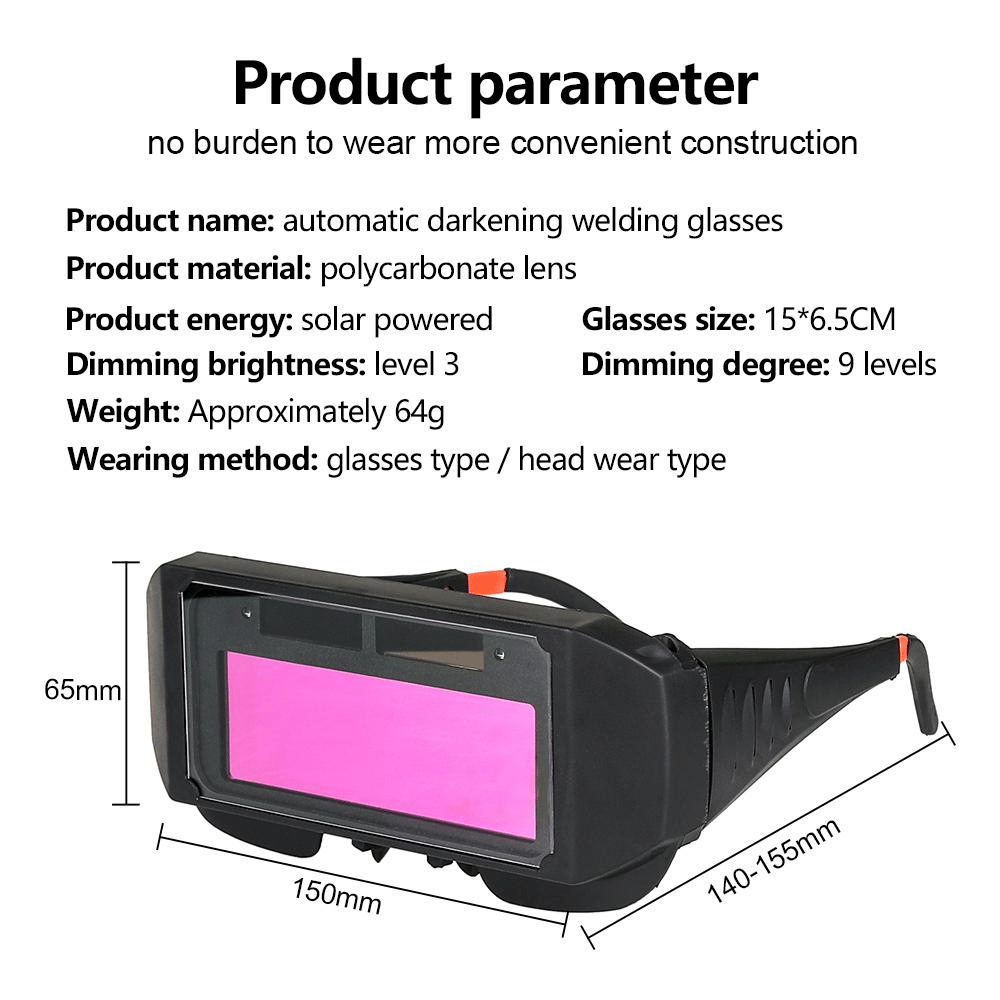 💝(2023 Save 48% OFF)Auto Dimming Welding Glasses