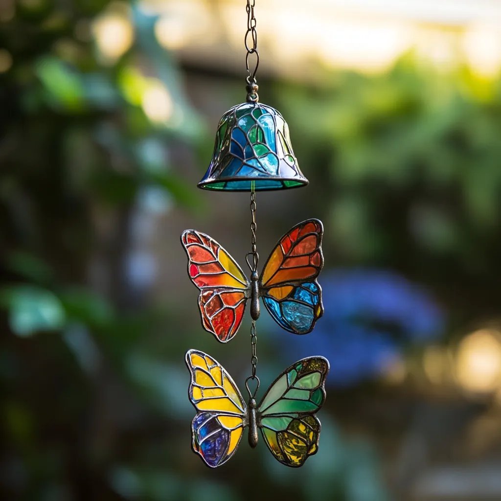 🔥Last Day: BUY 3 GET 1 FREE -🌈🦋Butterfly Wind Chime Decoration✨Handmade