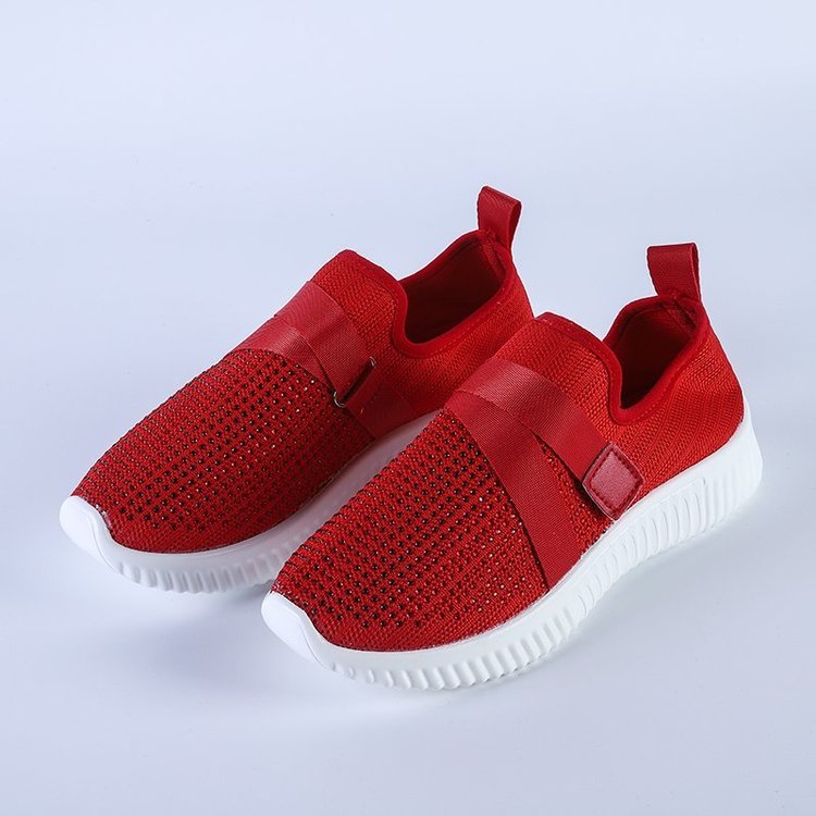 Women's Crystal Comfy Sole Walking Shoes-ABOXUN