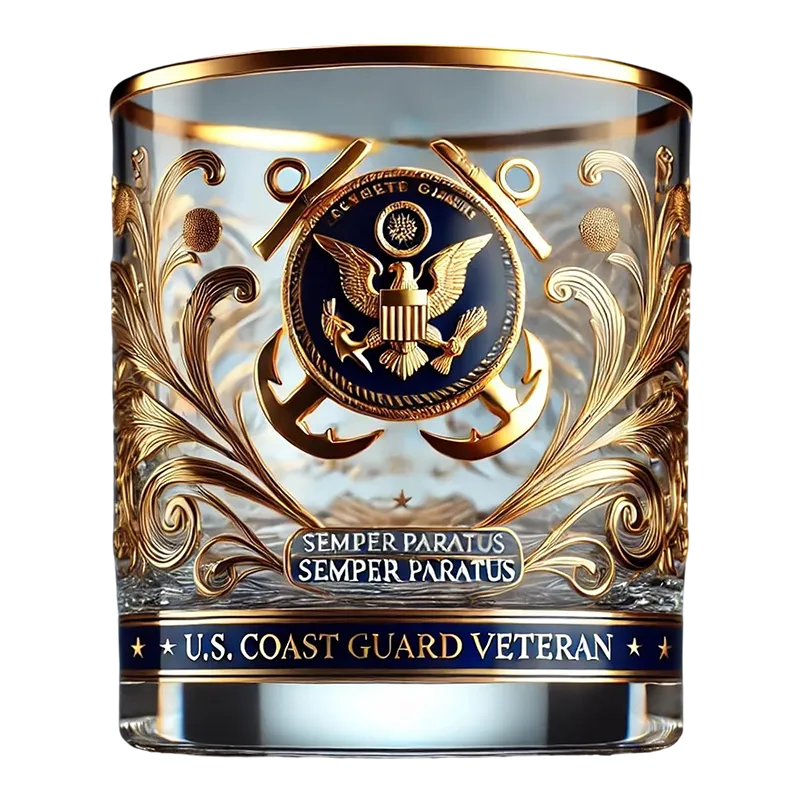 Honor Your Veteran Father's Service with a Timeless Tribute Glass He'll Treasure Forever