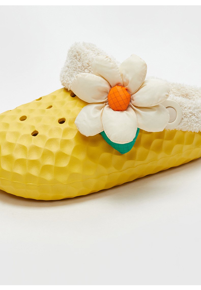 Removable Outer Wear Non-slip Waterproof Cotton Slippers-ABOXUN