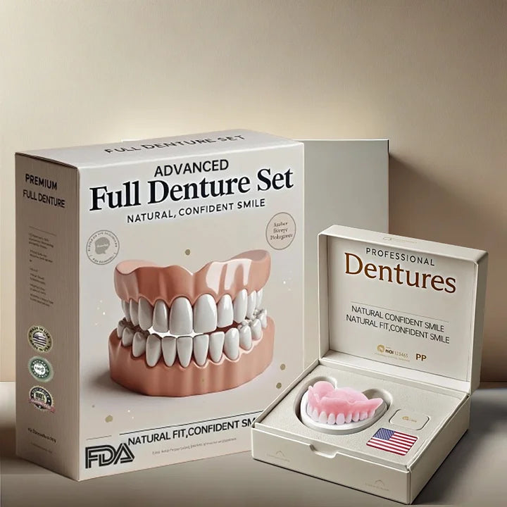 TMREADL™-🦷Advanced Customized Full Denture Set🦷 (⏰Limited time discount last 30 minutes⏰)