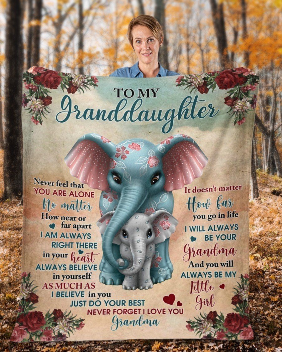 🎁Granddaughter's Gift - Warm Gift Blanket (49% OFF TODAY)-ABOXUN