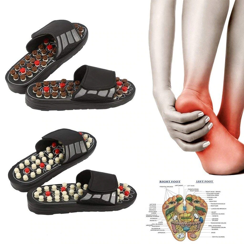 ⭐Medical Certification⭐--70% OFF🎉2022 Best Acupressure Therapy Acupressure Slippers-ABOXUN
