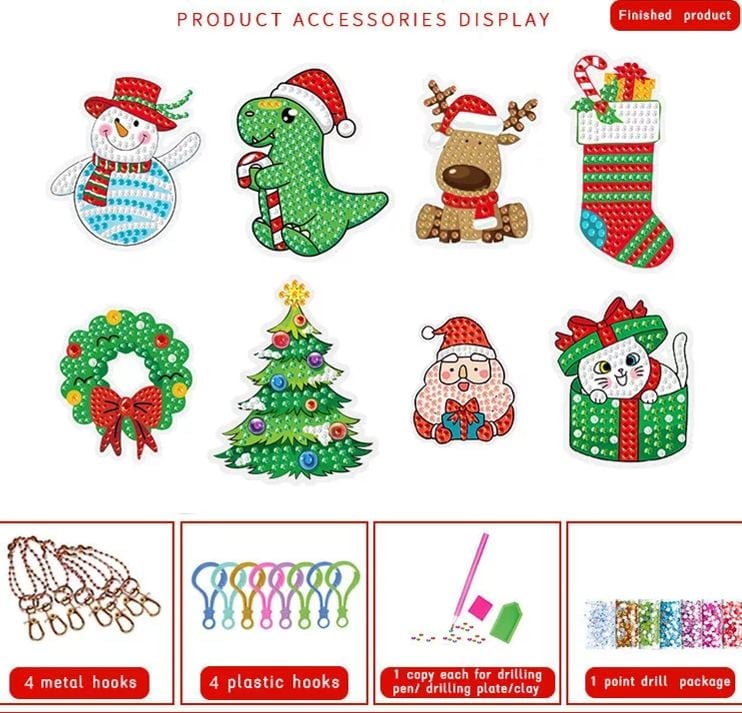 🎁2023 NEW PRODUCT🎁Christmas DIY Diamond Painting Pendant