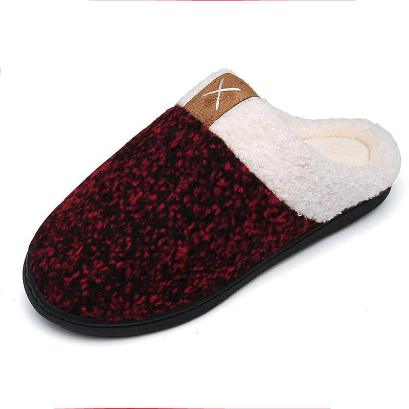 Memory foam slippers for men and women-ABOXUN