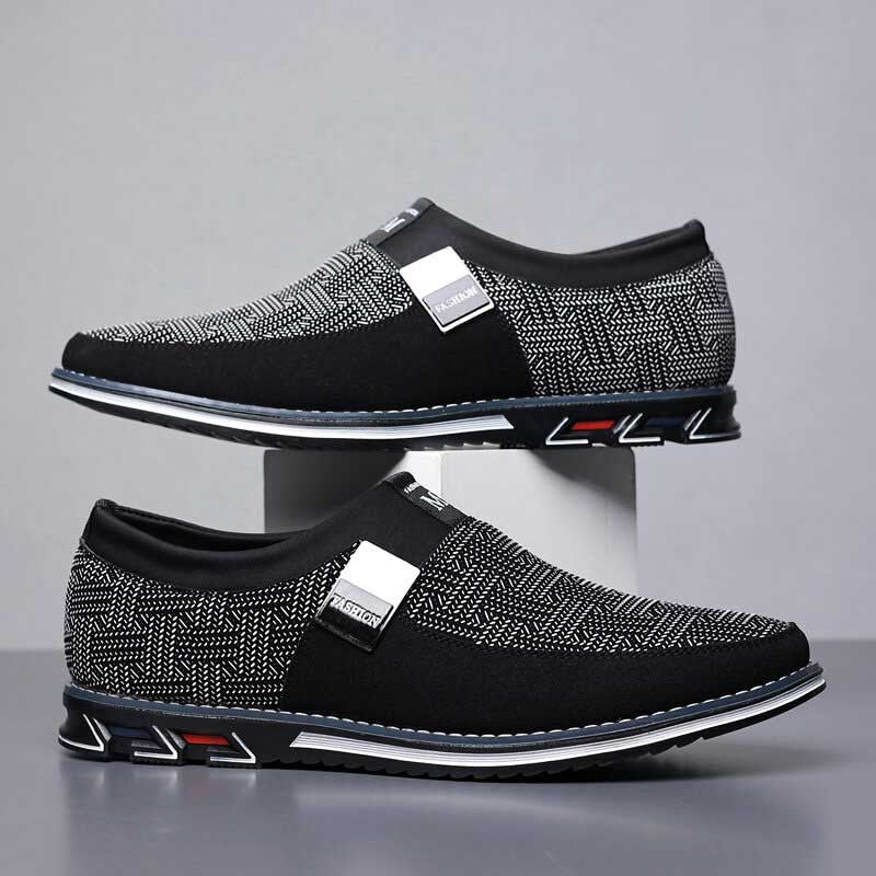 Men leather shoes-ABOXUN
