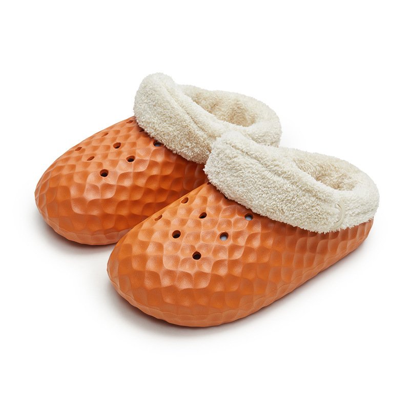 Removable Outer Wear Non-slip Waterproof Cotton Slippers-ABOXUN