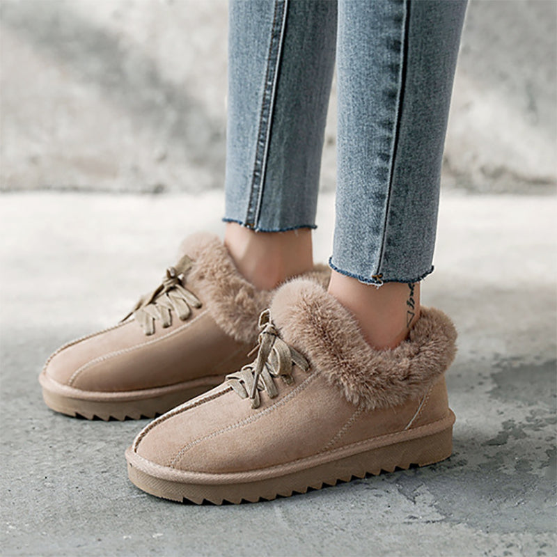 🔥HOT SALE🎁--40% OFF 🎉Ladies fleece warm snow boots-ABOXUN