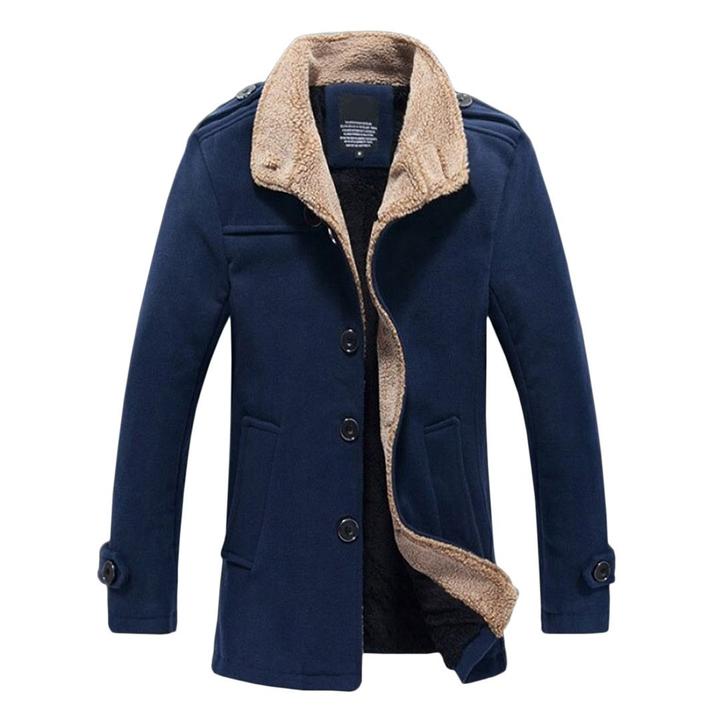 Pollogie Woolen Autumn Jacket-ABOXUN