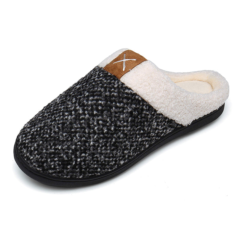 Memory foam slippers for men and women-ABOXUN