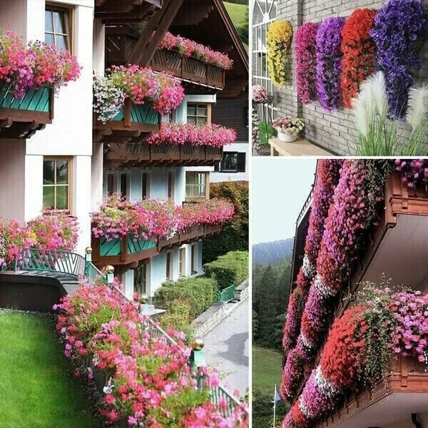 🌷Vivid Artificial Hanging Orchid Bunch