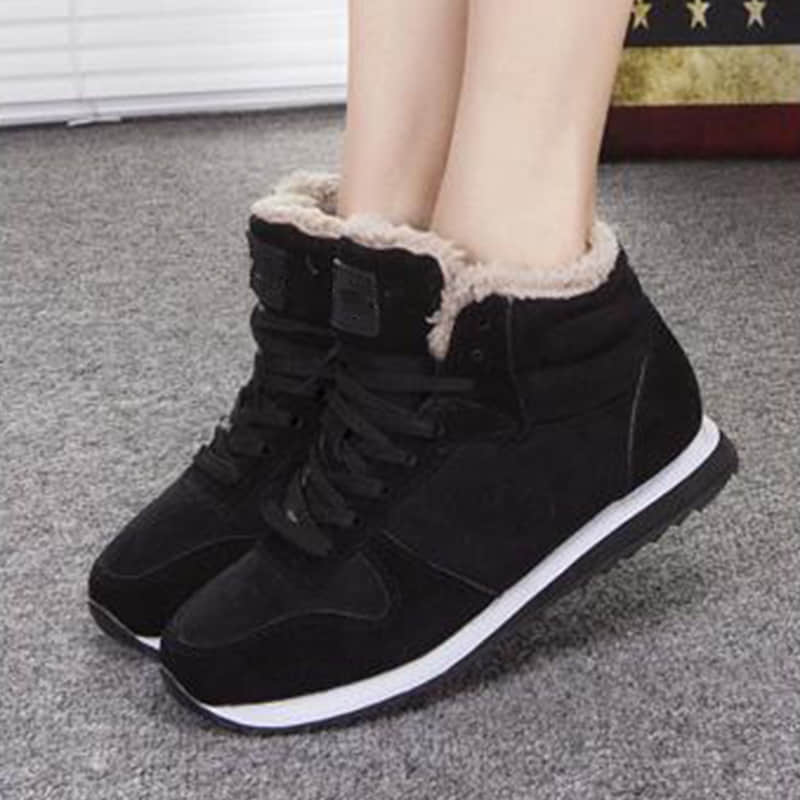 Winter non-slip warm soft-soled cotton shoes—Unisex-ABOXUN