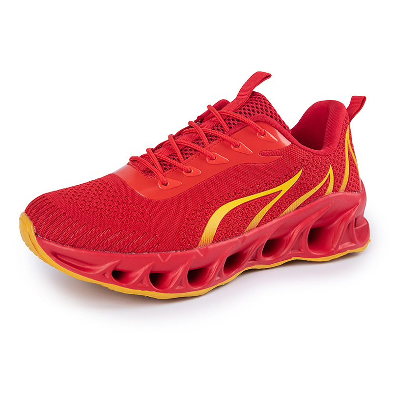Men's Summer Foot Support Flame Sports Running Shoes-ABOXUN