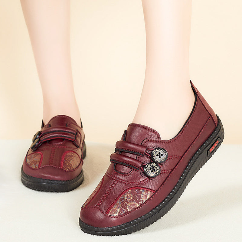 Comfortable, Soft and Durable Breathable Embroidered Shoes-ABOXUN