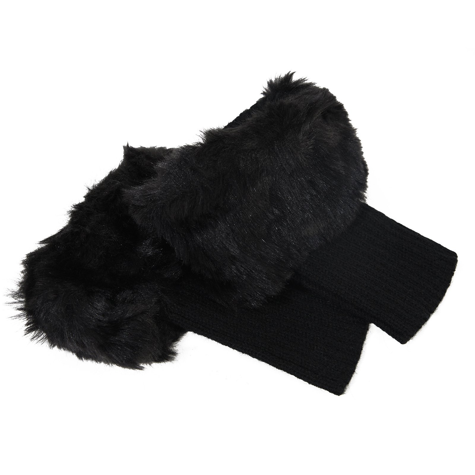 Casual Solid Color Furry Socks-ABOXUN