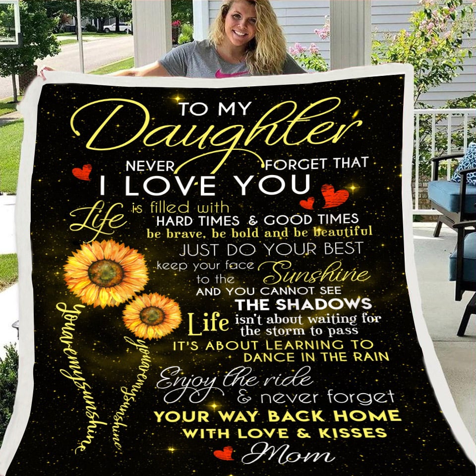 🎁Daughter's Gift - Warm Gift Blanket (49% OFF TODAY)-ABOXUN