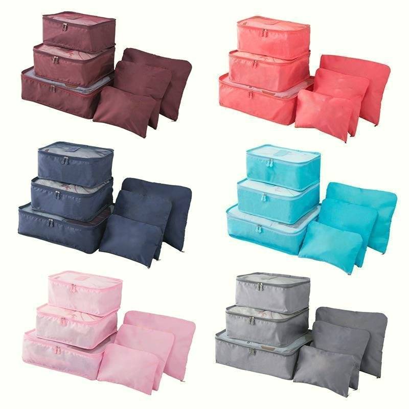 🎁Portable Luggage Packing Cubes - 6 Pieces ✈